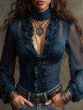 Willa London™ | Ruffle Elegance Blouse