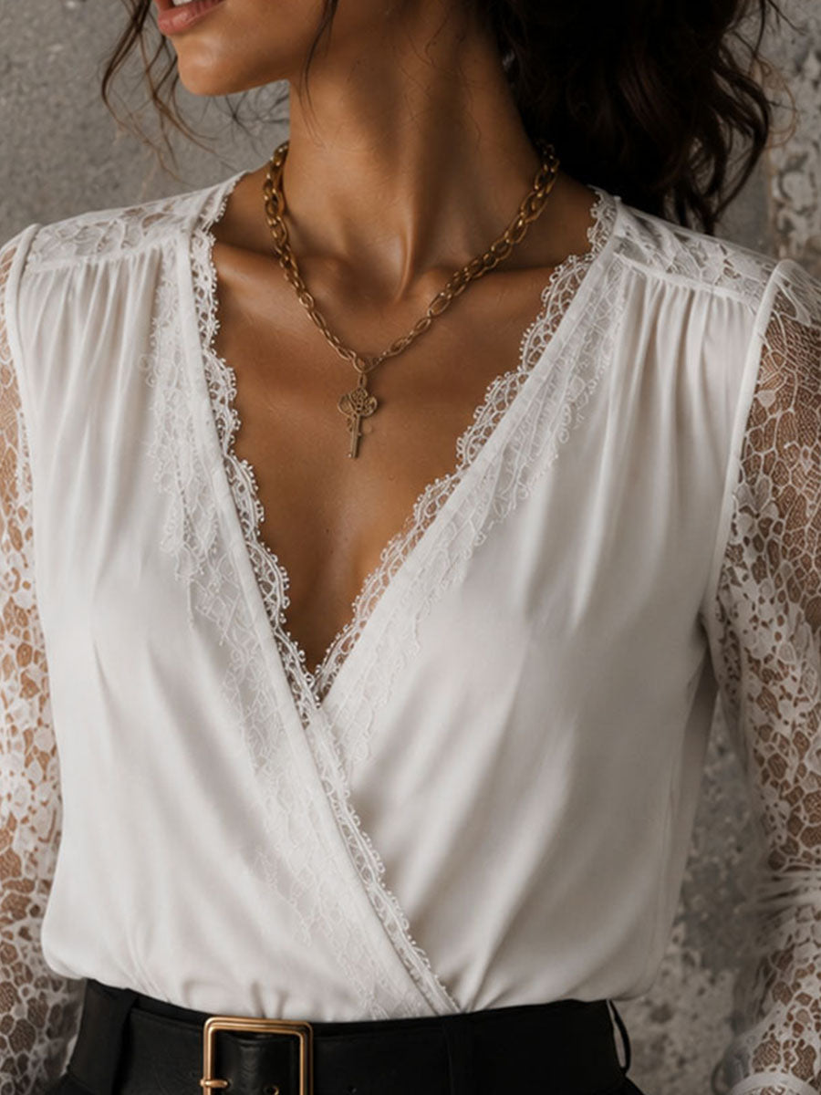 Willa London™ | Lace Elegance Blouse