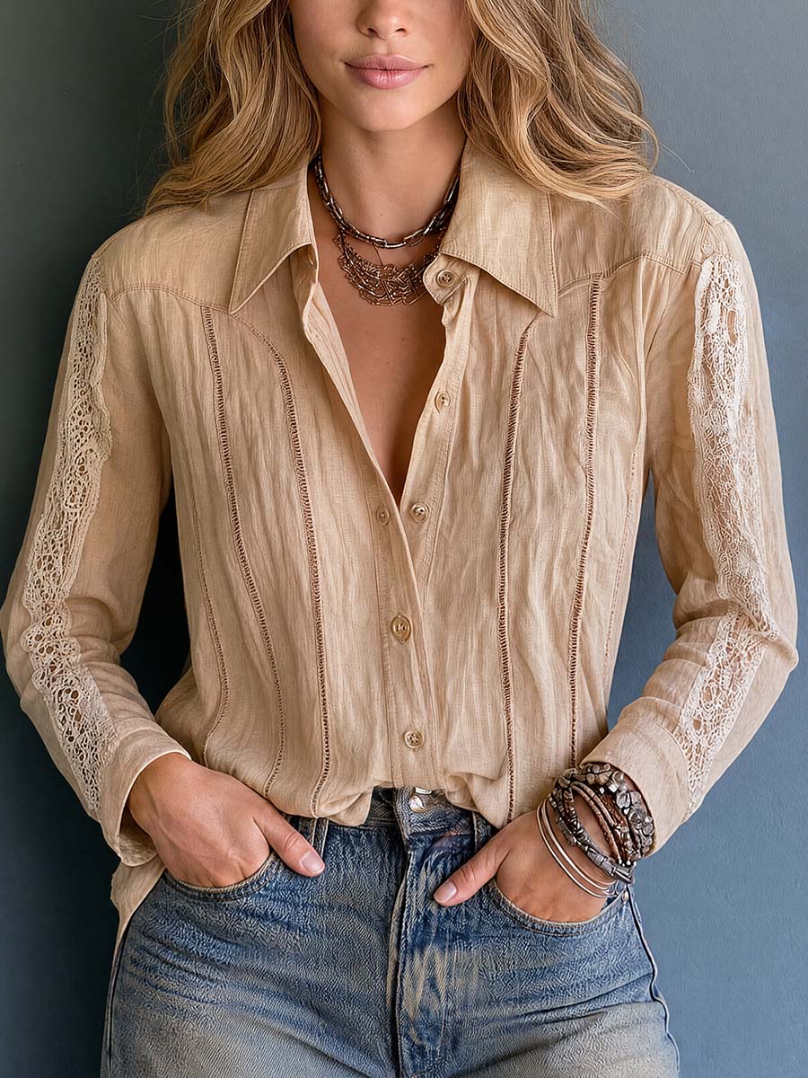 Willa London™ | Bohemian Lace Charm Blouse