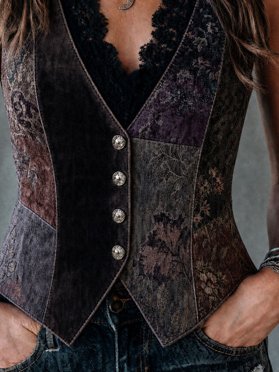 Willa London™ | Velvet Bohemian Charm Vest