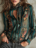 Willa London™ | Vintage Elegance Satin Blouse