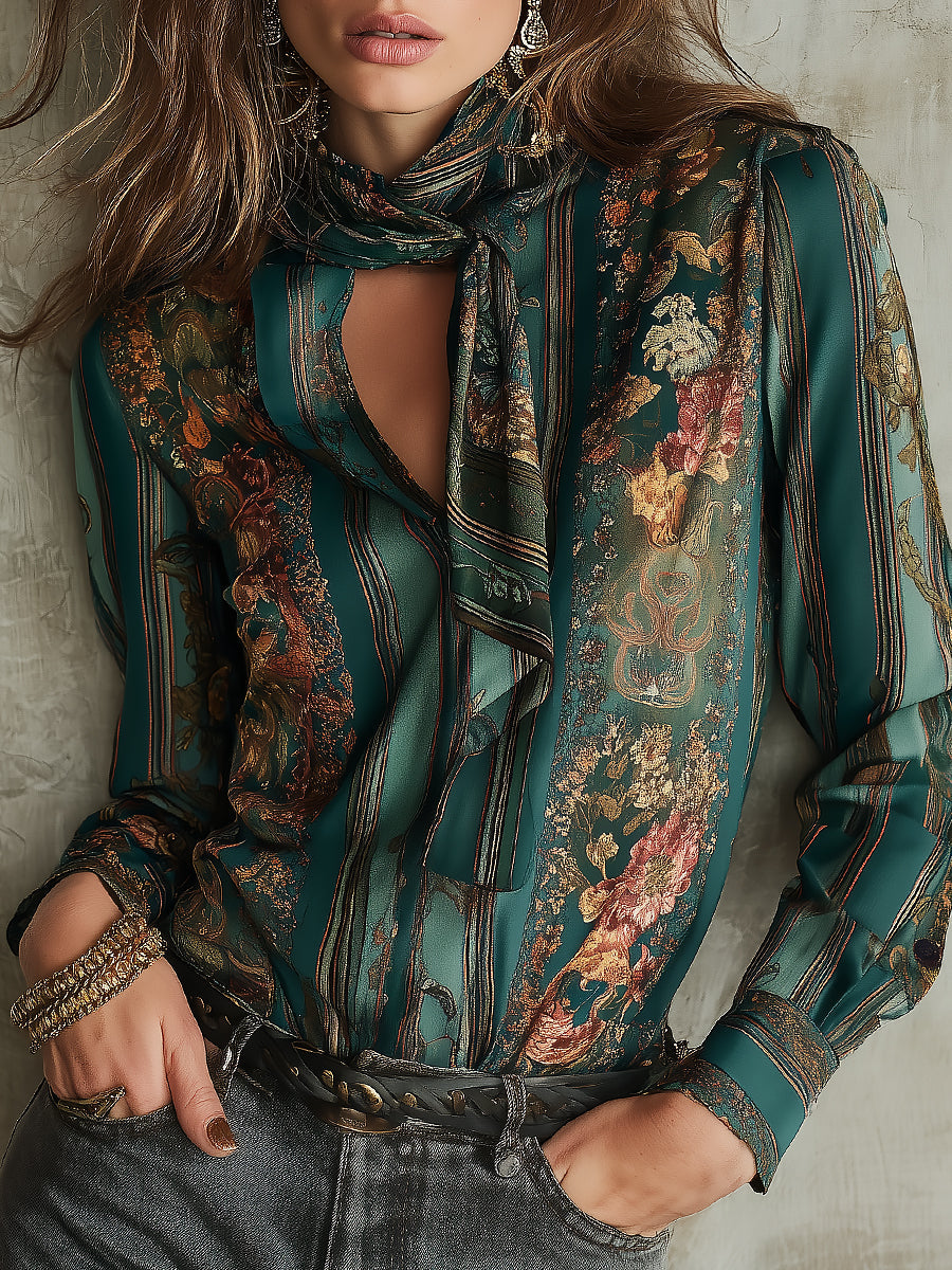 Willa London™ | Vintage Elegance Satin Blouse