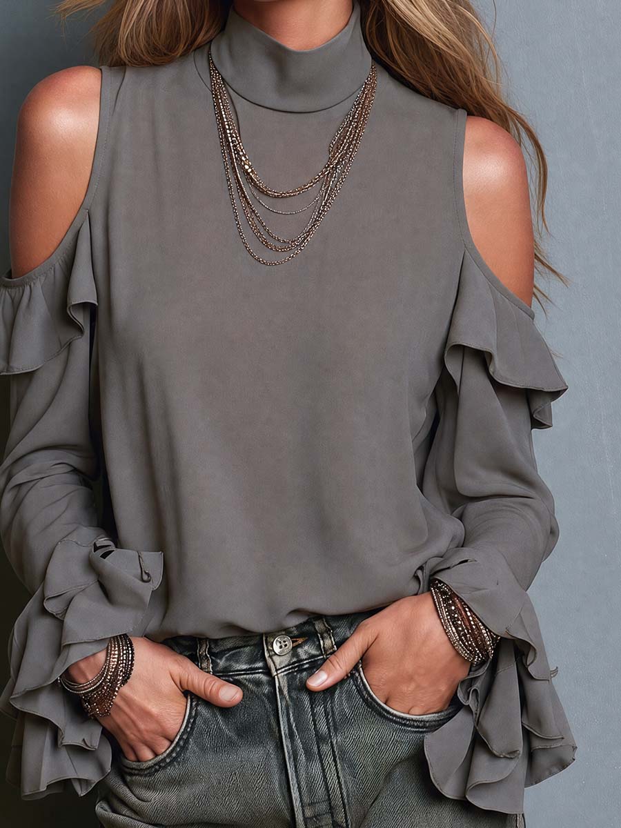 Willa London™ | Ruffle Elegance Blouse