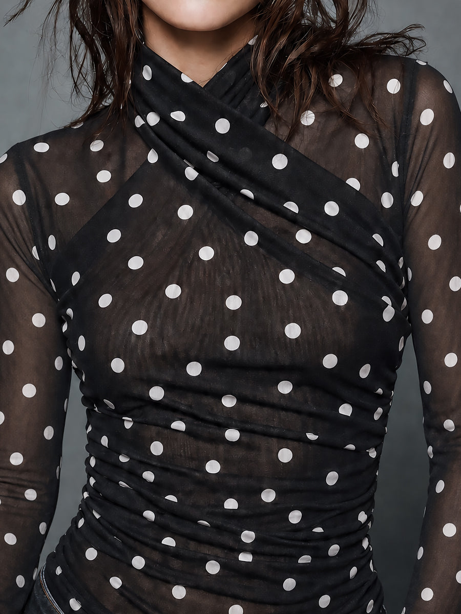 Willa London™ | Polka Dot Elegance T-Shirt