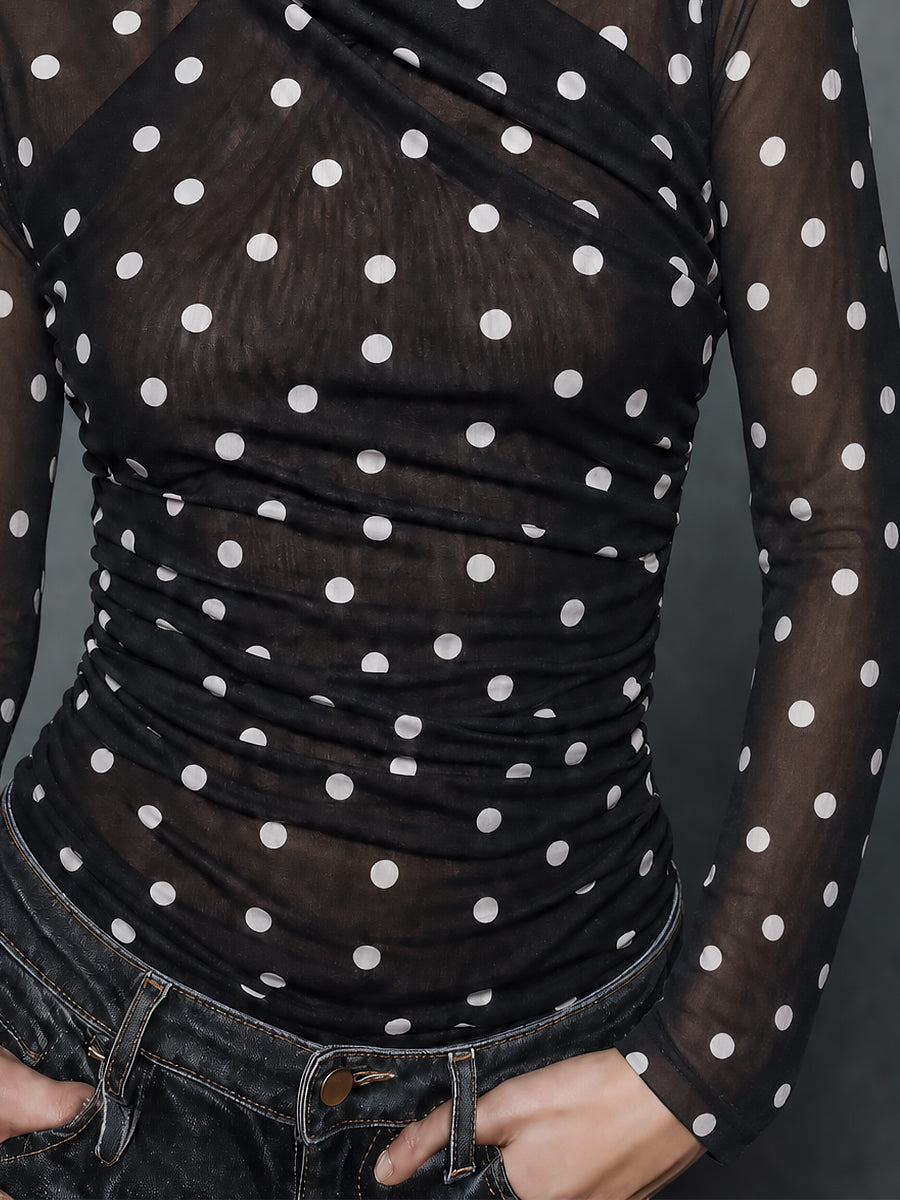 Willa London™ | Polka Dot Elegance T-Shirt