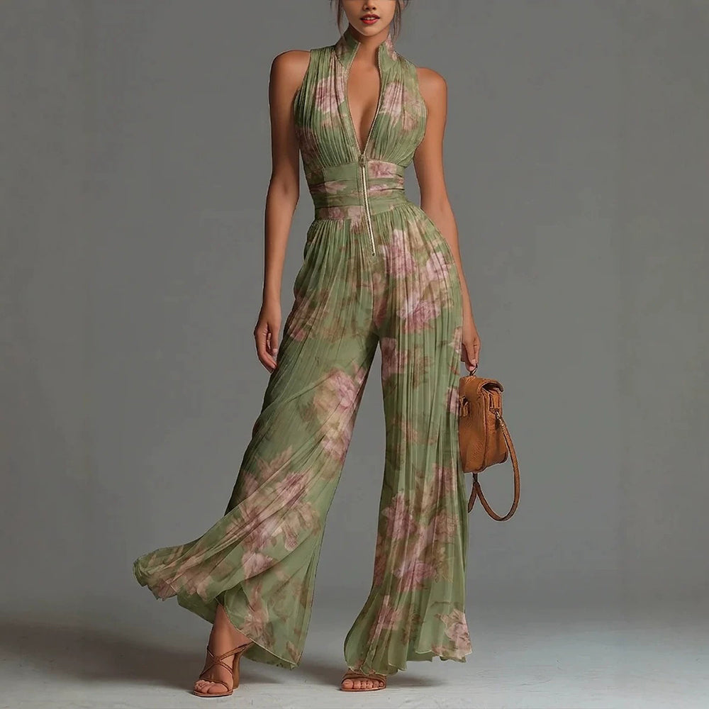 Willa London™ | Floral Elegance Jumpsuit