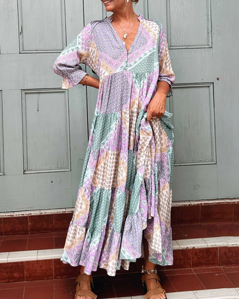 Willa London™ | Vibrant Ease Maxi Dress