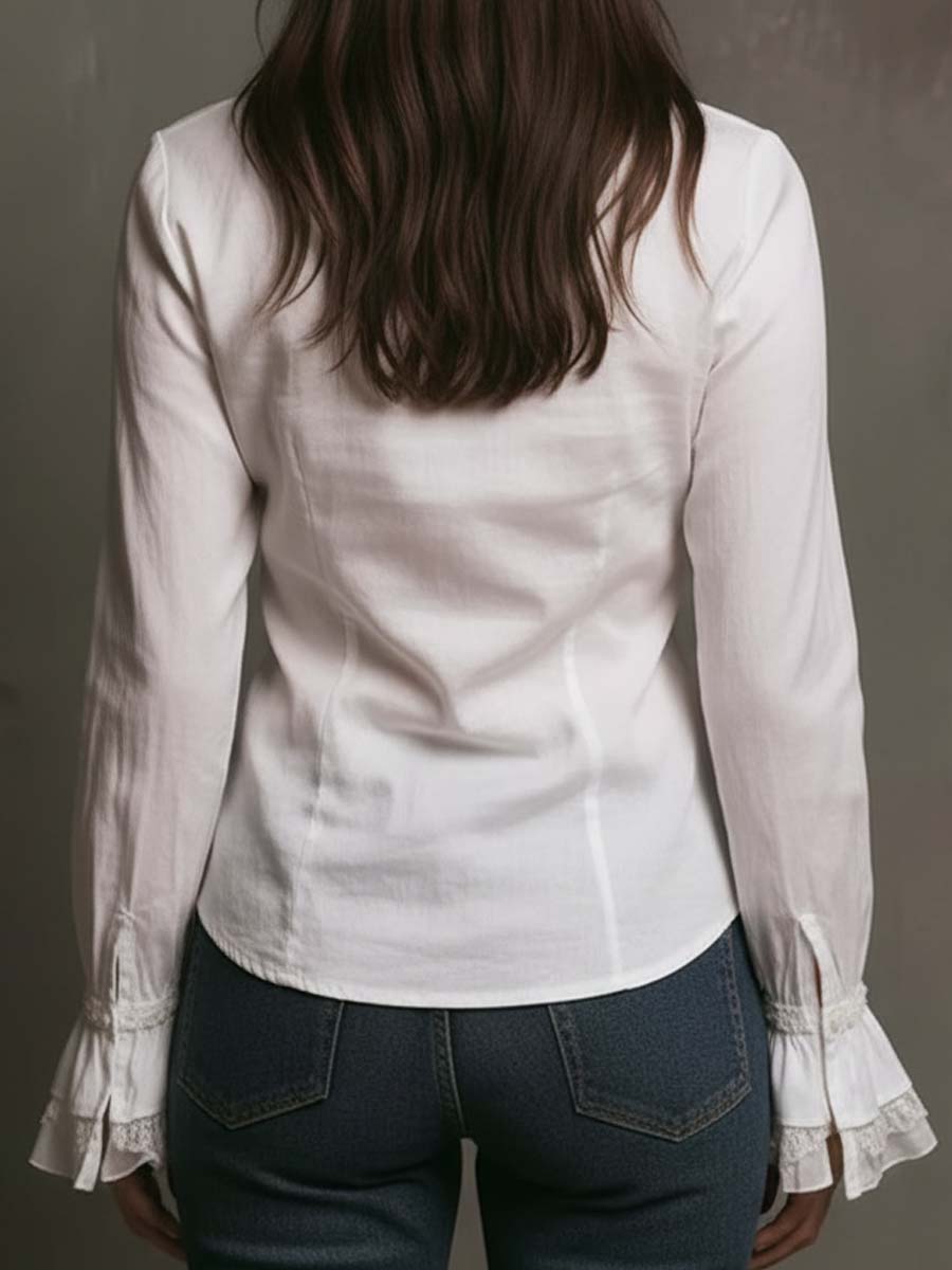 Willa London™ | Victorian Lace Elegance Blouse