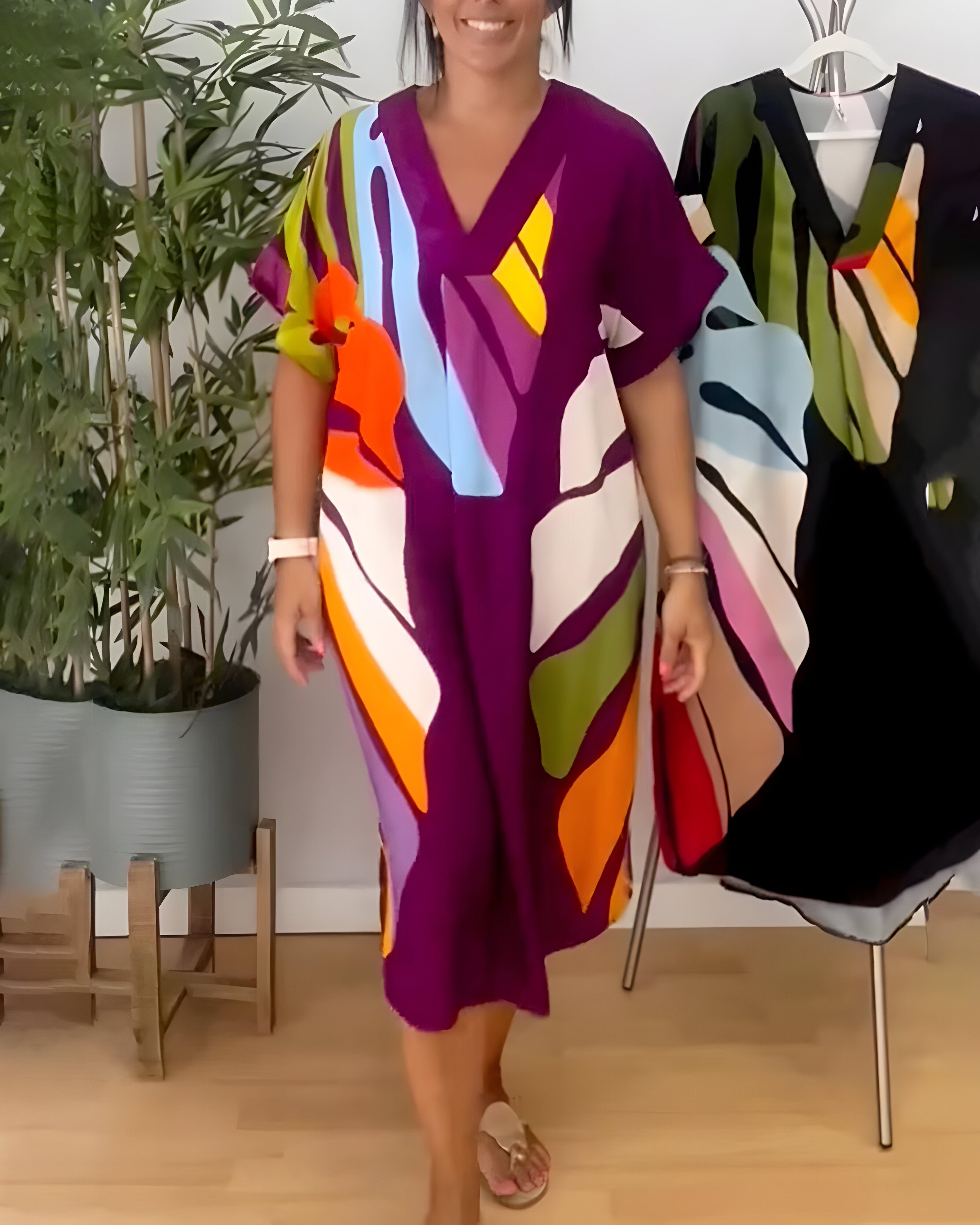 Willa London™ | Verdant Breeze Midi Dress