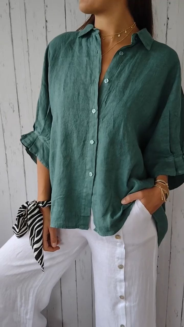 Willa London™ | Delphira Back-Tie Shirt