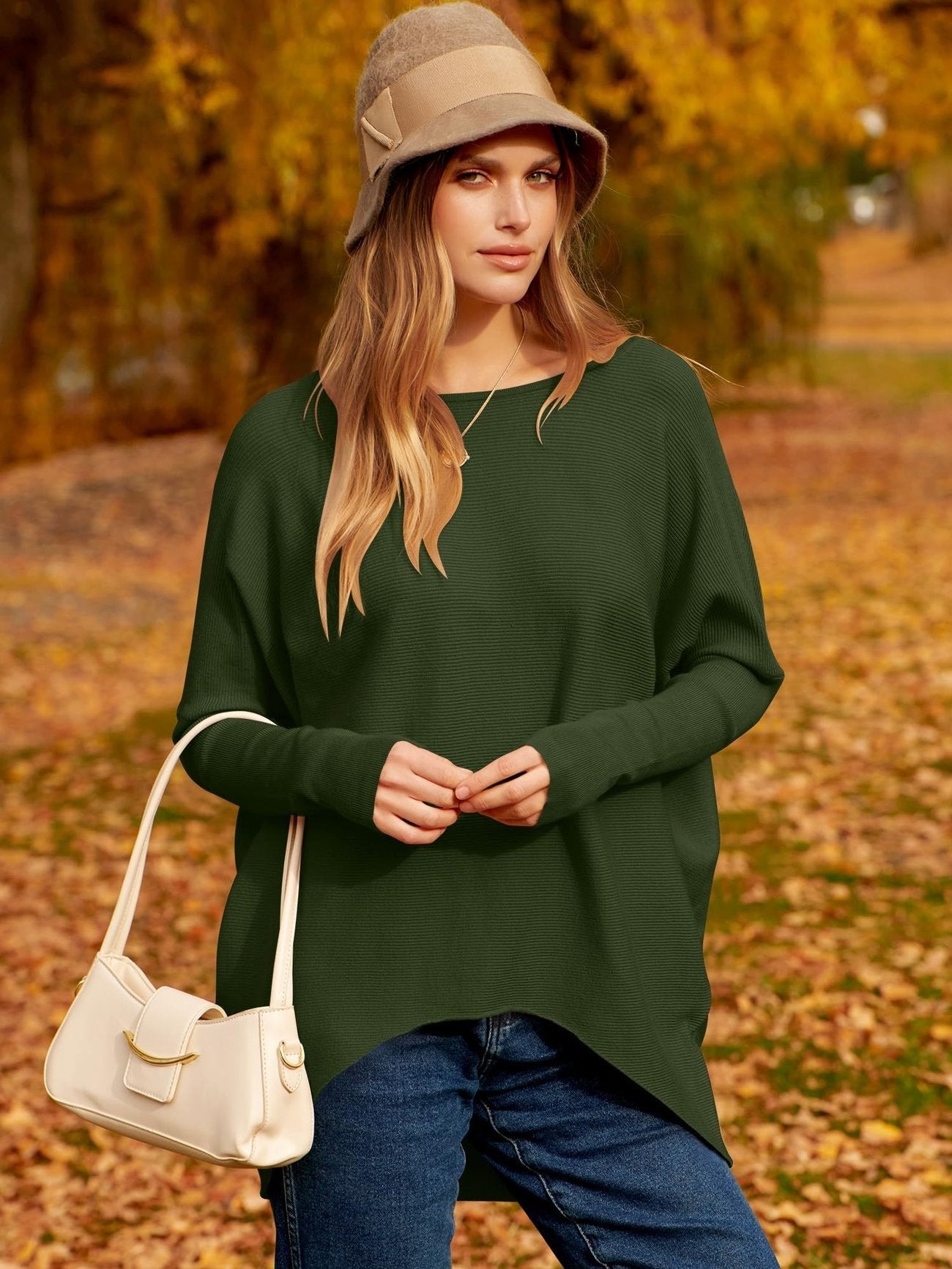 Willa London™ | Asymmetric Comfort Knit Sweater