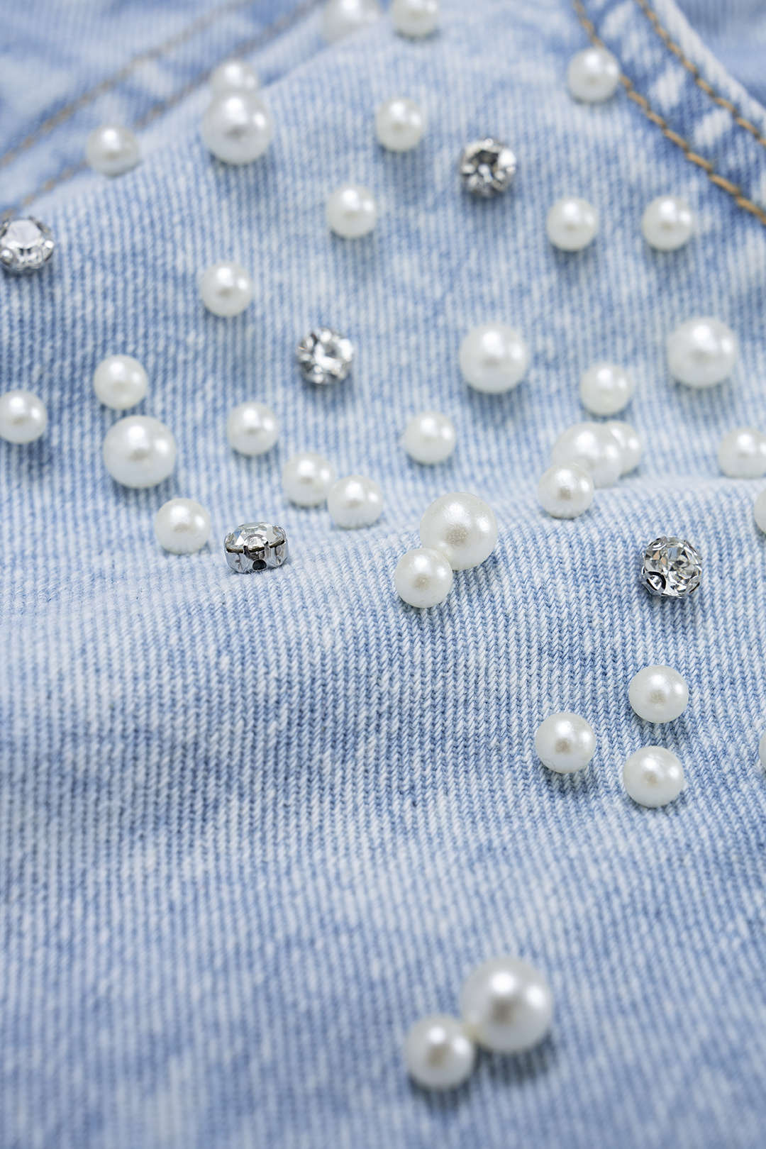 Willa London™ | Pearl Elegance Denim Jeans