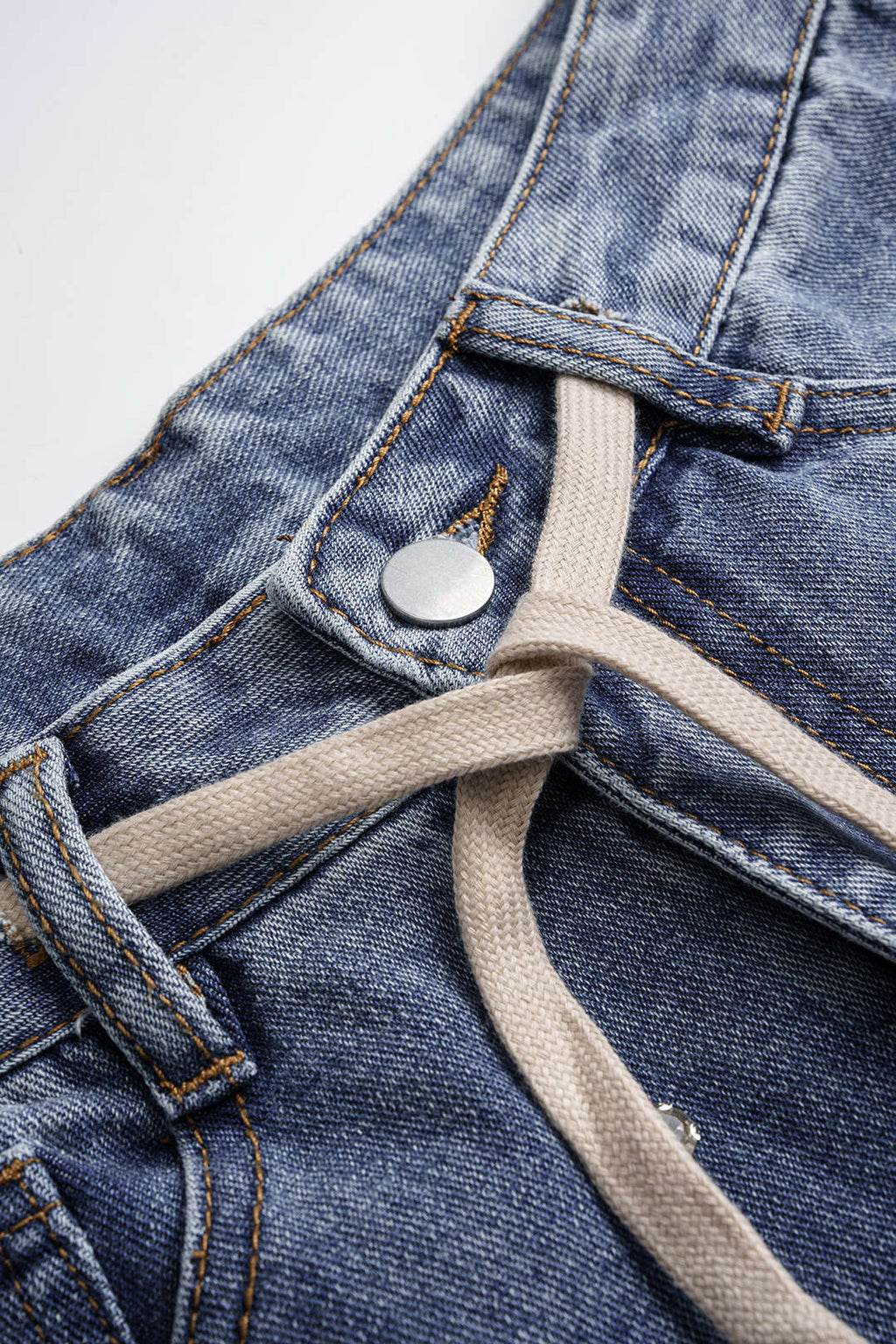 Willa London™ | Luxe Wide Leg Denim Trousers