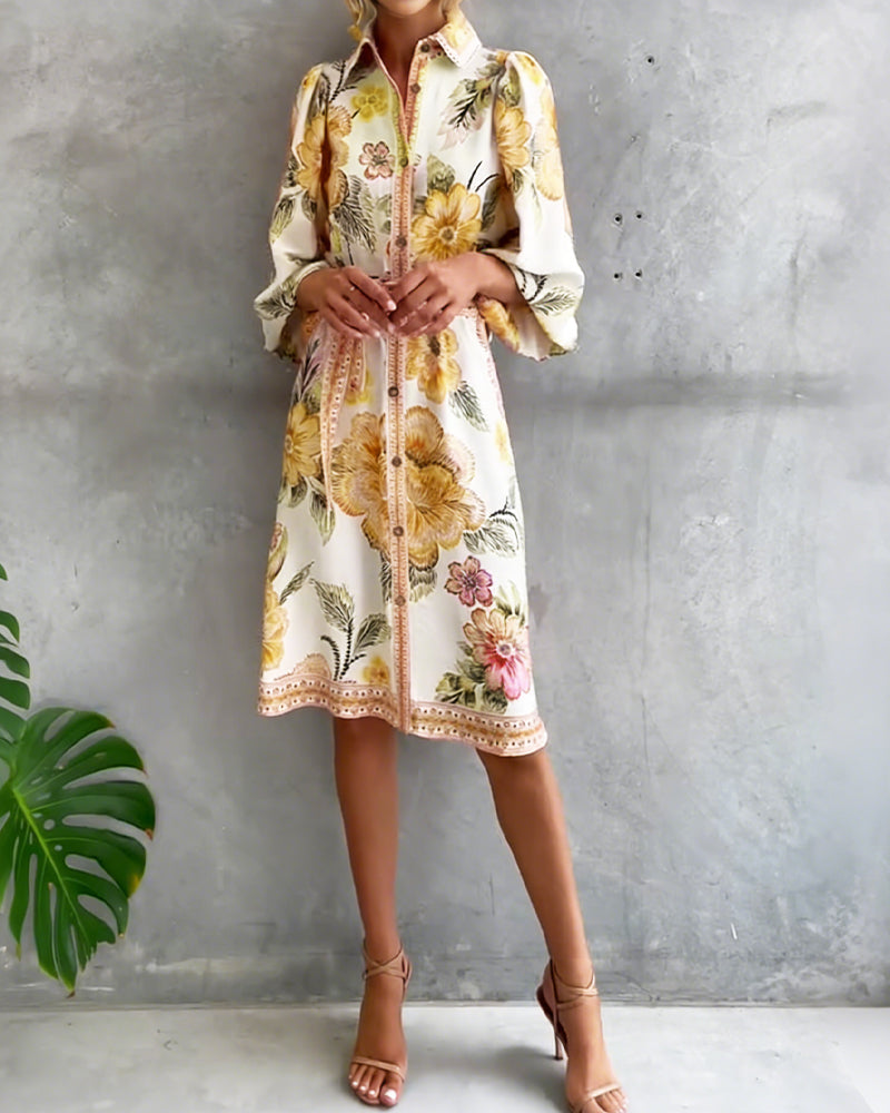 Willa London™ | Floral Elegance Dress