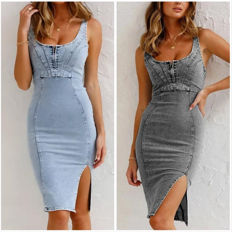 Willa London™ | Estelle Denim Elegance Dress