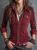 Willa London™ | Heritage Distressed Denim Shirt