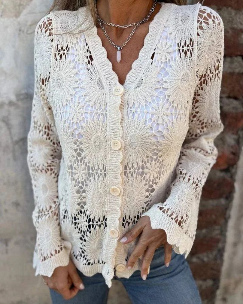 Willa London™ | Lace Elegance Blouse
