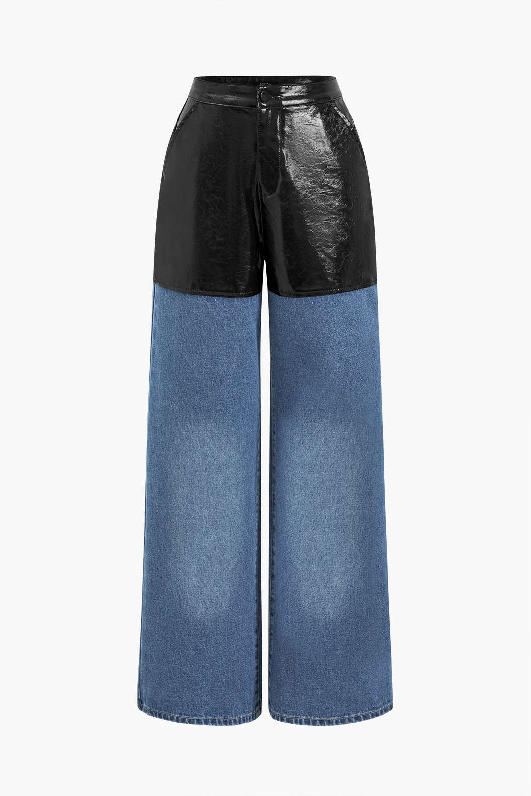Willa London™ | Luxe Leatherette Straight Jeans