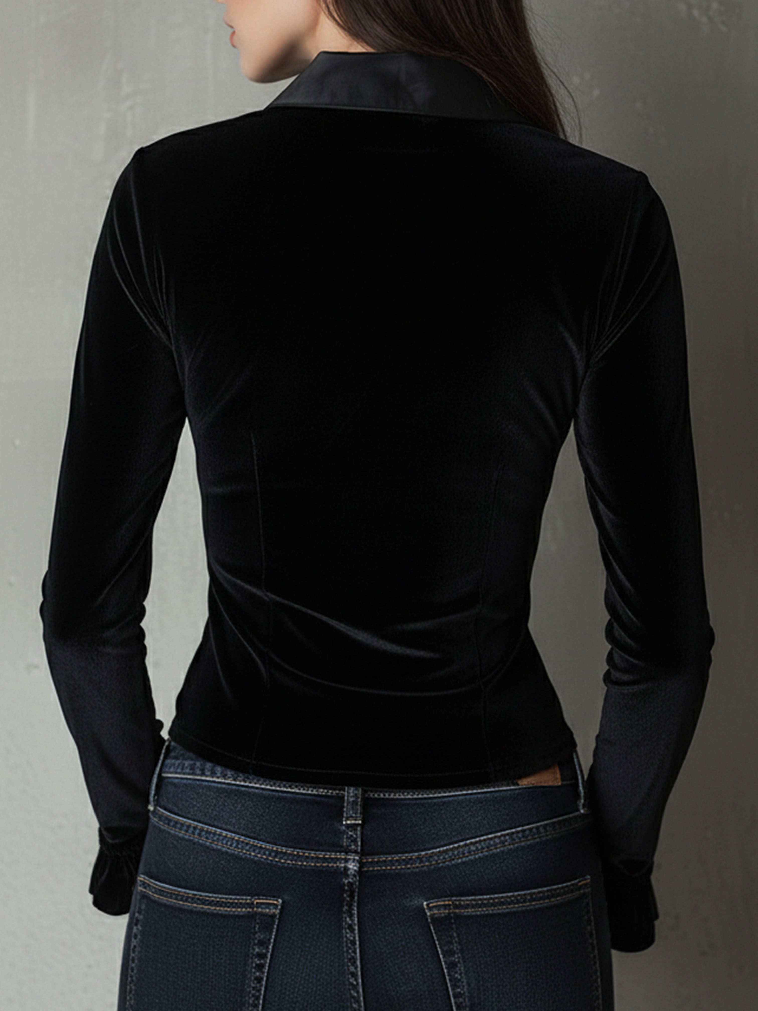 Willa London™ | Velvet Elegance Blouse