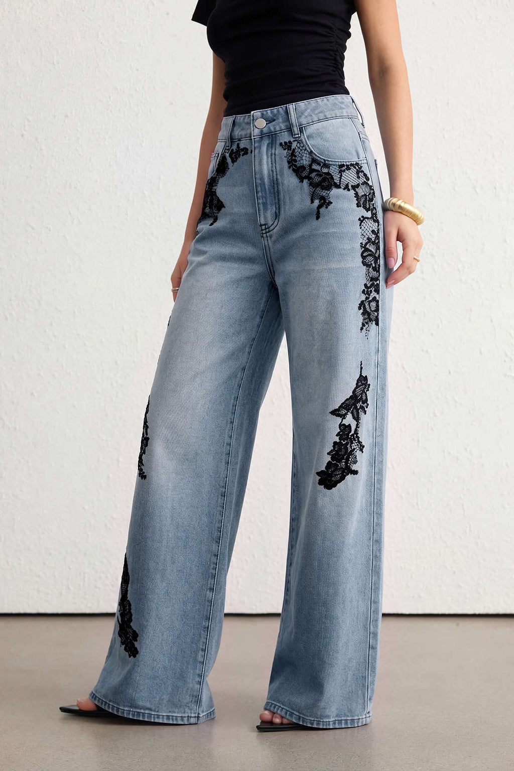 Willa London™ | Heritage Lace Pocket Jeans