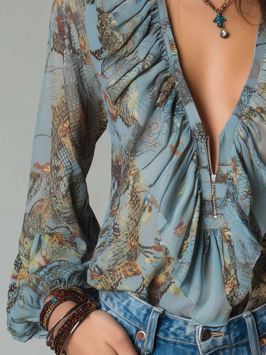Willa London™ | Ethereal Ruffle Blouse