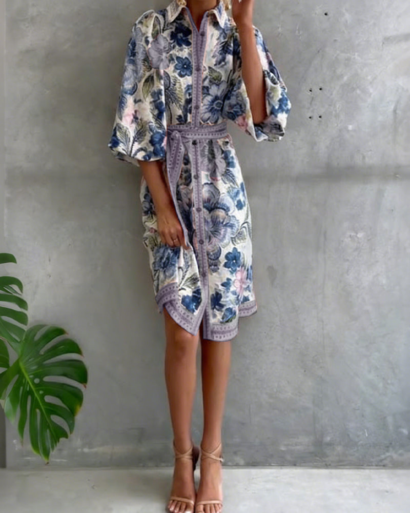 Willa London™ | Floral Elegance Dress