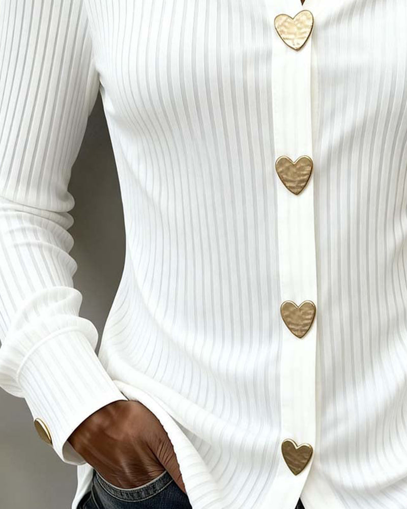 Willa London™ | Heartfelt Elegance Shirt