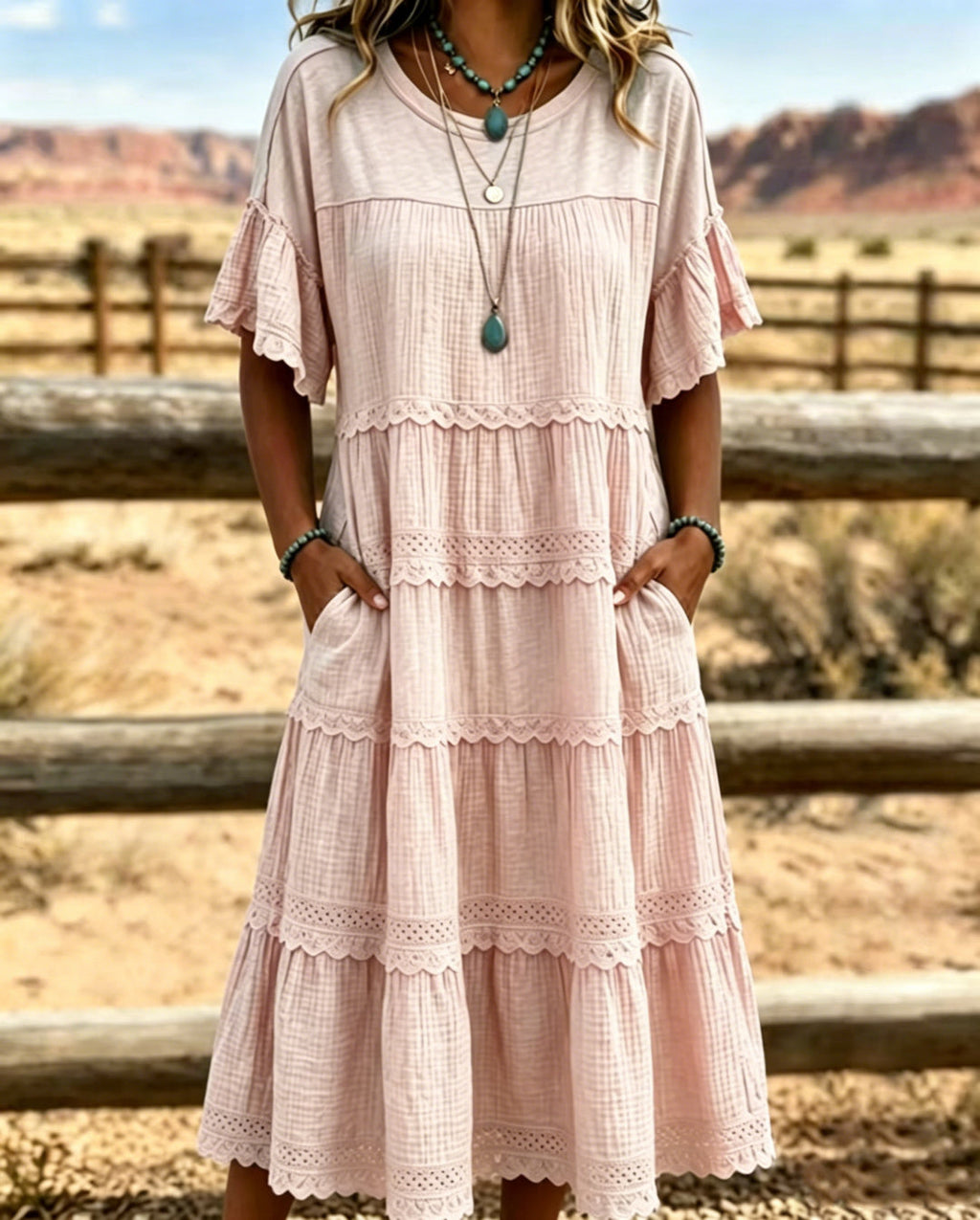 Willa London™ | Rosalynne Vintage Midi Dress