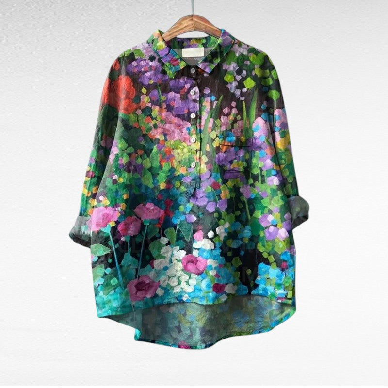 Willa London™ | Floral Harmony Blouse