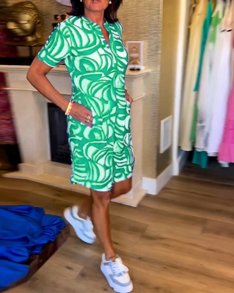 Willa London™ | Mira V-Neck A-Line Dress