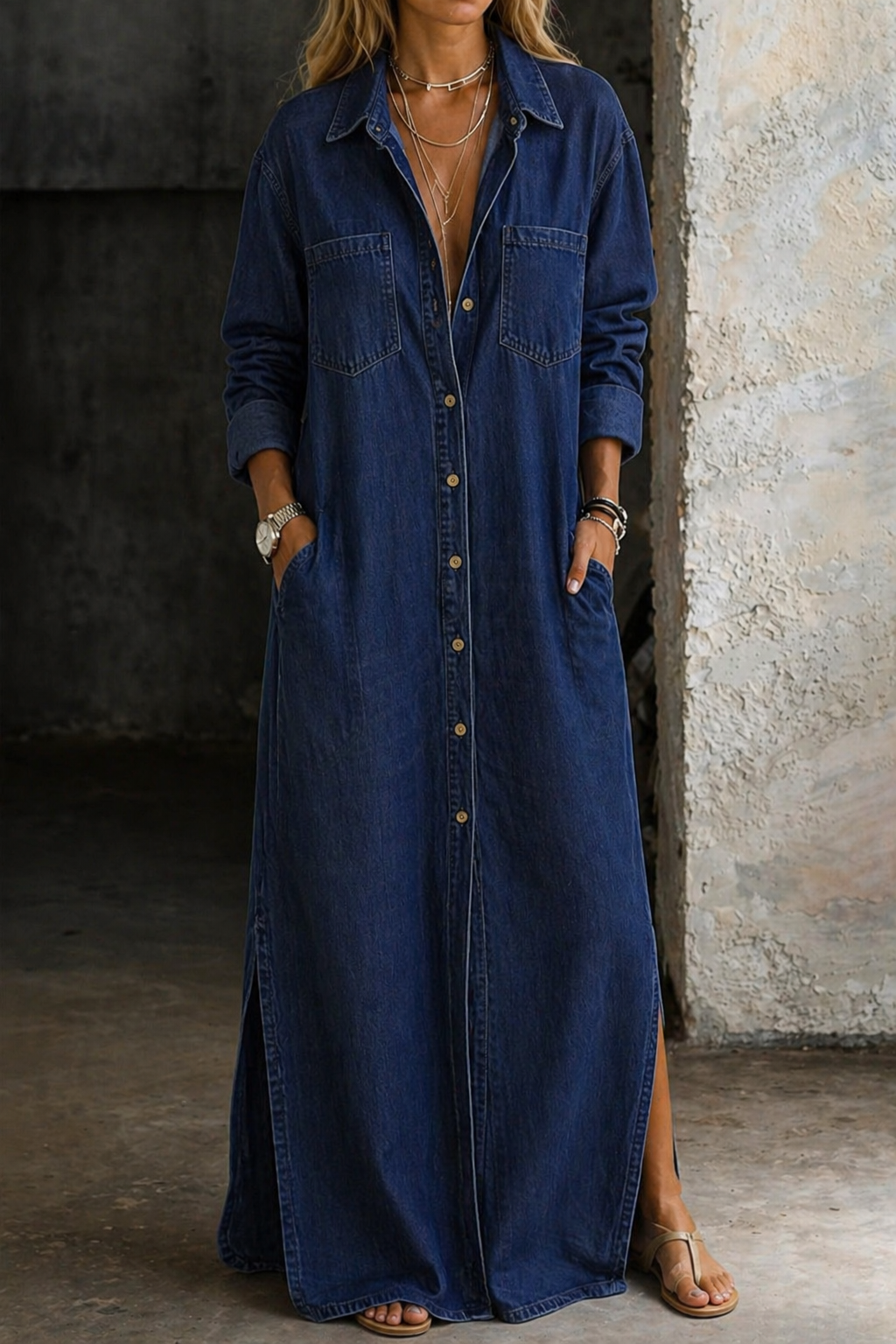 Willa London™ | Denim Serenity Shirt Dress