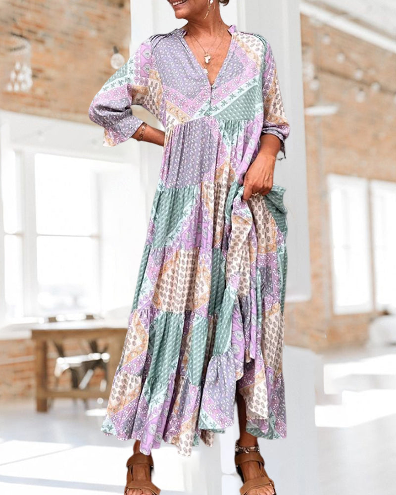 Willa London™ | Vibrant Ease Maxi Dress