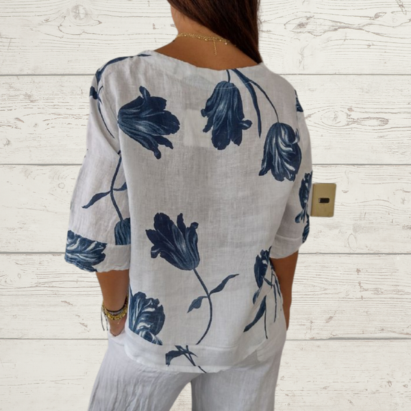 Willa London™ | Floral Elegance Top