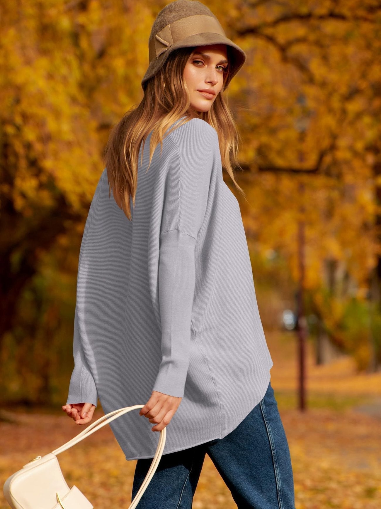 Willa London™ | Asymmetric Comfort Knit Sweater