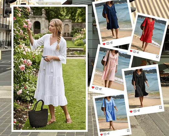Willa London™ | Serene Summer Midi Dress