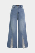 Willa London™ | Artisan Patchwork Wide Leg Jeans