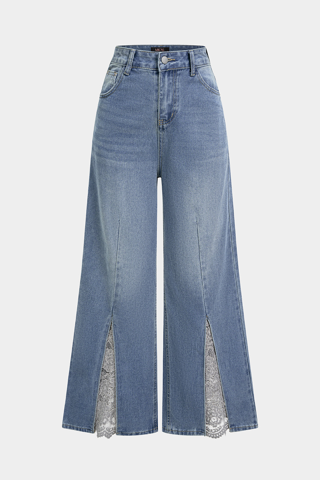 Willa London™ | Artisan Patchwork Wide Leg Jeans
