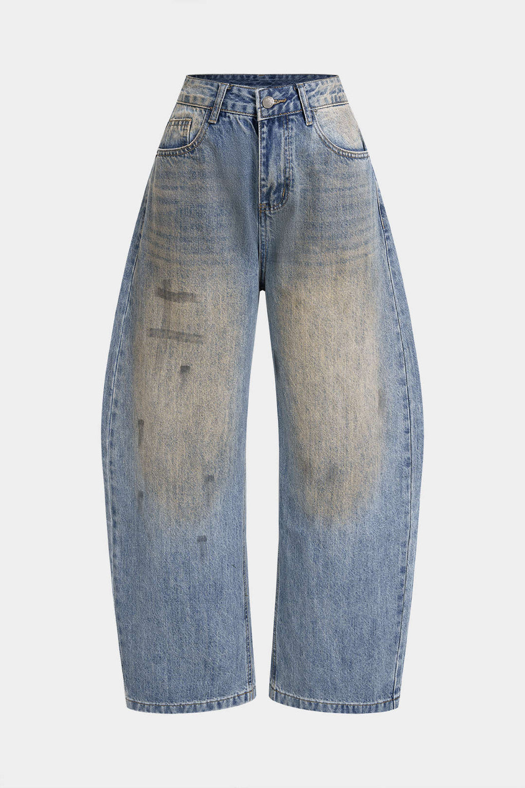 Willa London™ | Asymmetrical Elegance Denim Trousers
