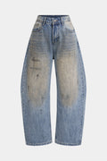 Willa London™ | Asymmetrical Elegance Denim Trousers