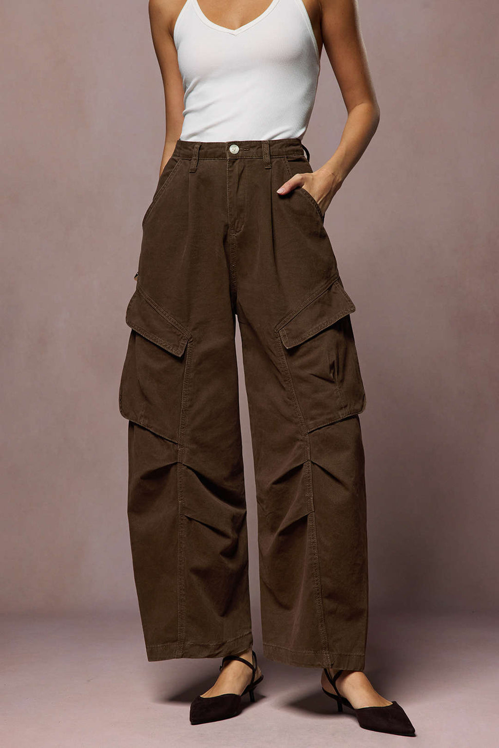 Willa London™ | Luxe Ruched Denim Trousers