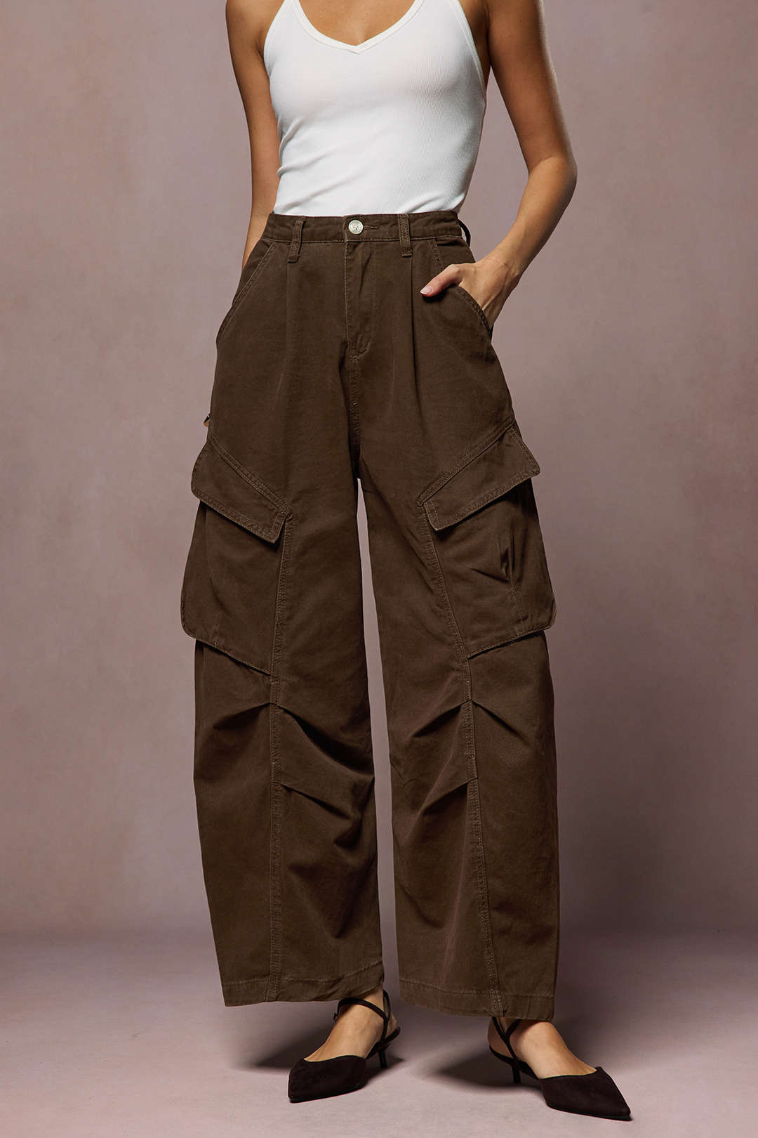 Willa London™ | Luxe Ruched Denim Trousers