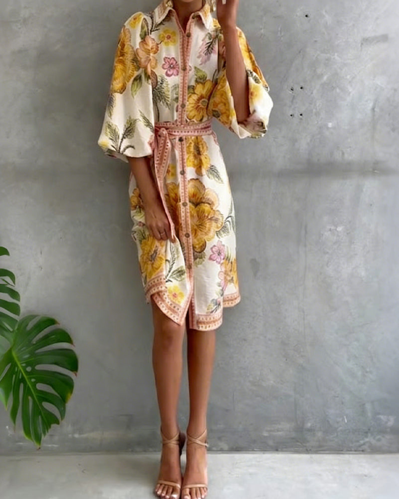 Willa London™ | Floral Elegance Dress