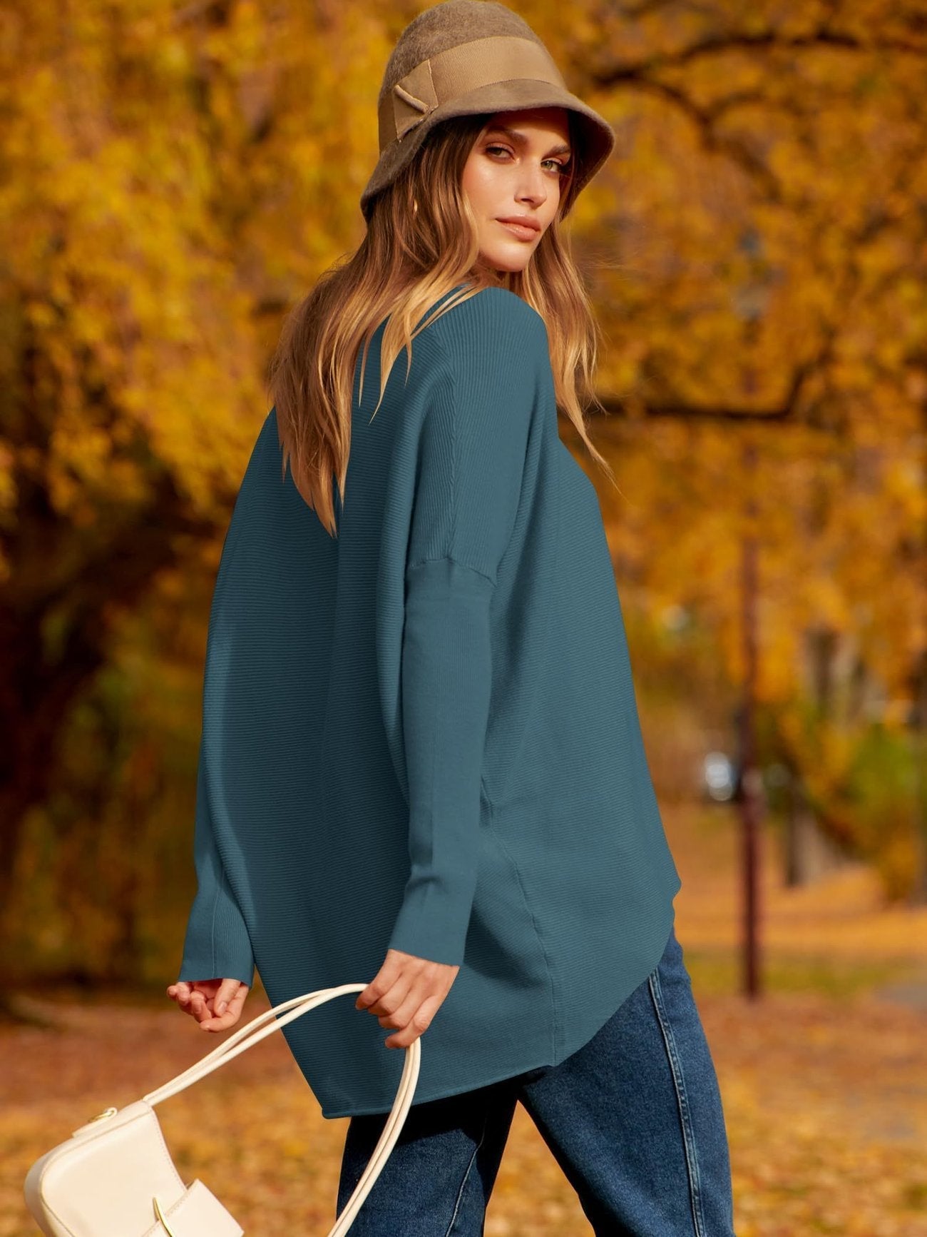 Willa London™ | Asymmetric Comfort Knit Sweater