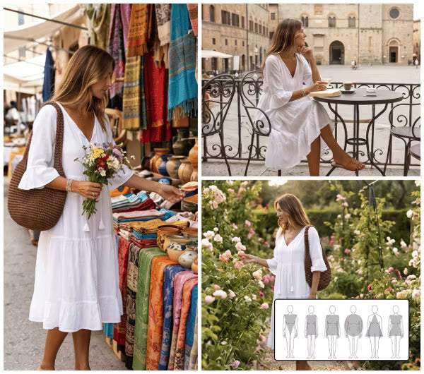 Willa London™ | Serene Summer Midi Dress