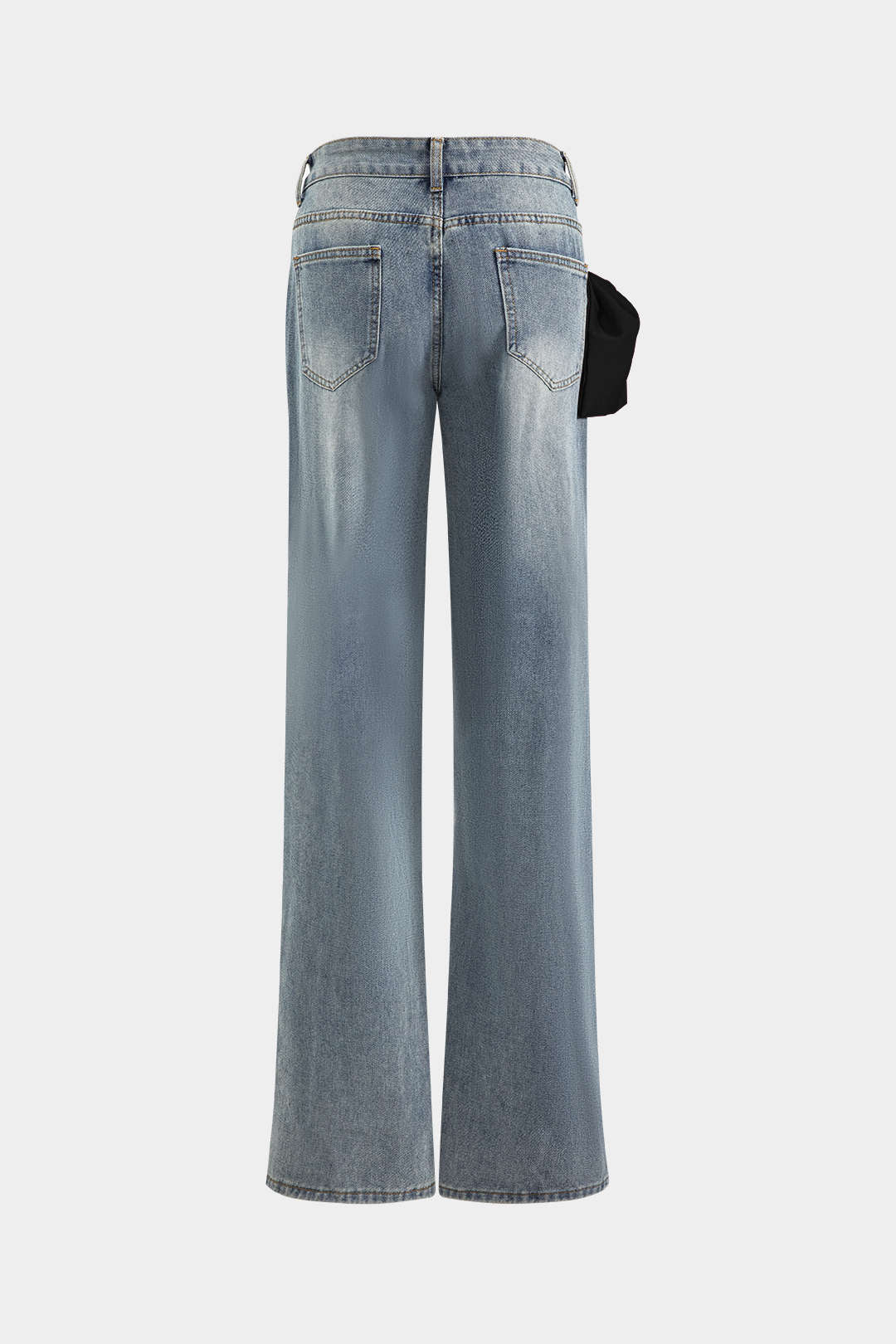 Willa London™ | Bow Elegance Straight Leg Jeans