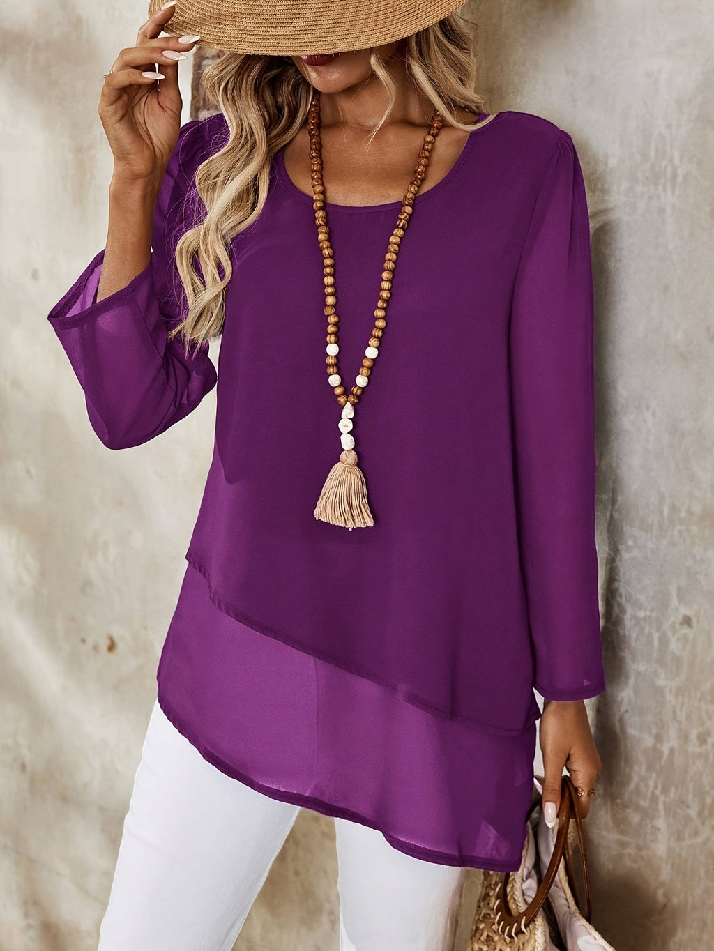 Willa London™ | Corisande Asymmetric Elegance Blouse