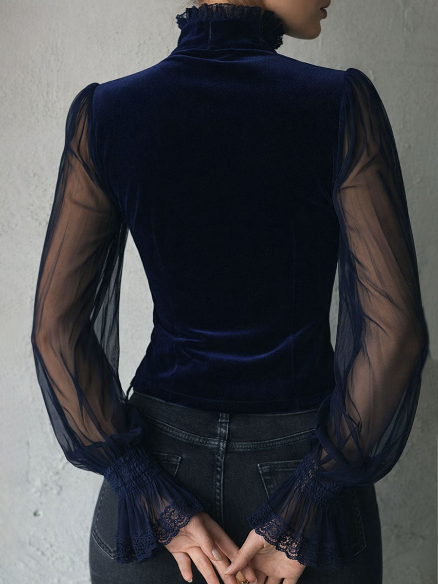 Willa London™ | Velvet Enchantment Corset Blouse