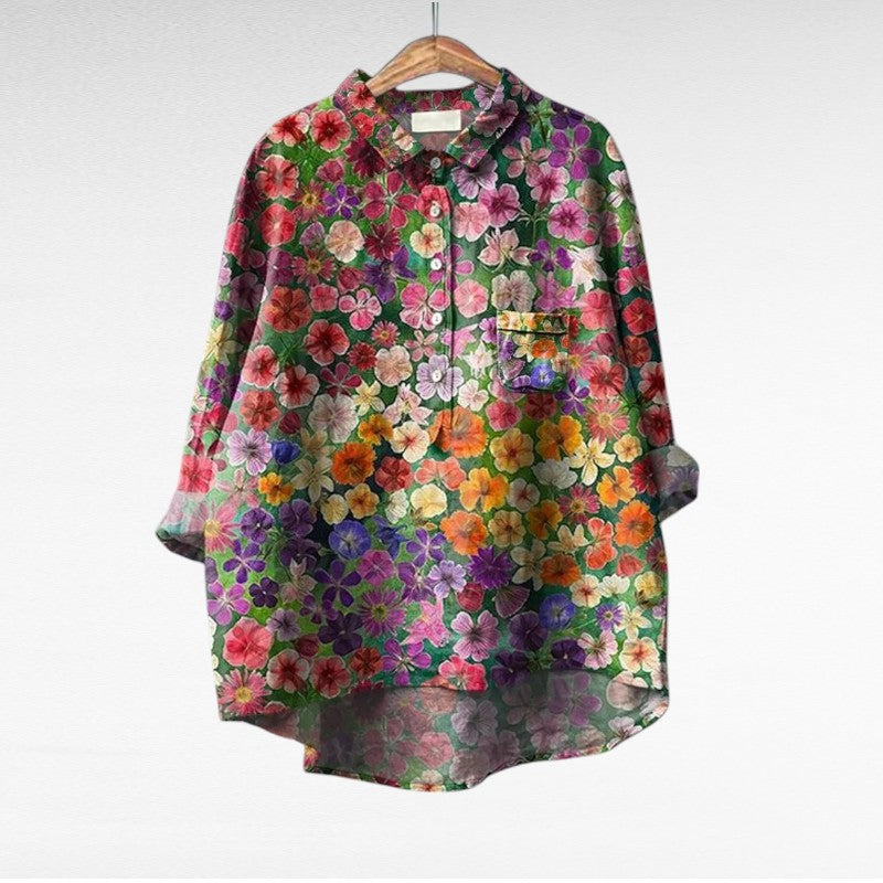 Willa London™ | Floral Harmony Blouse