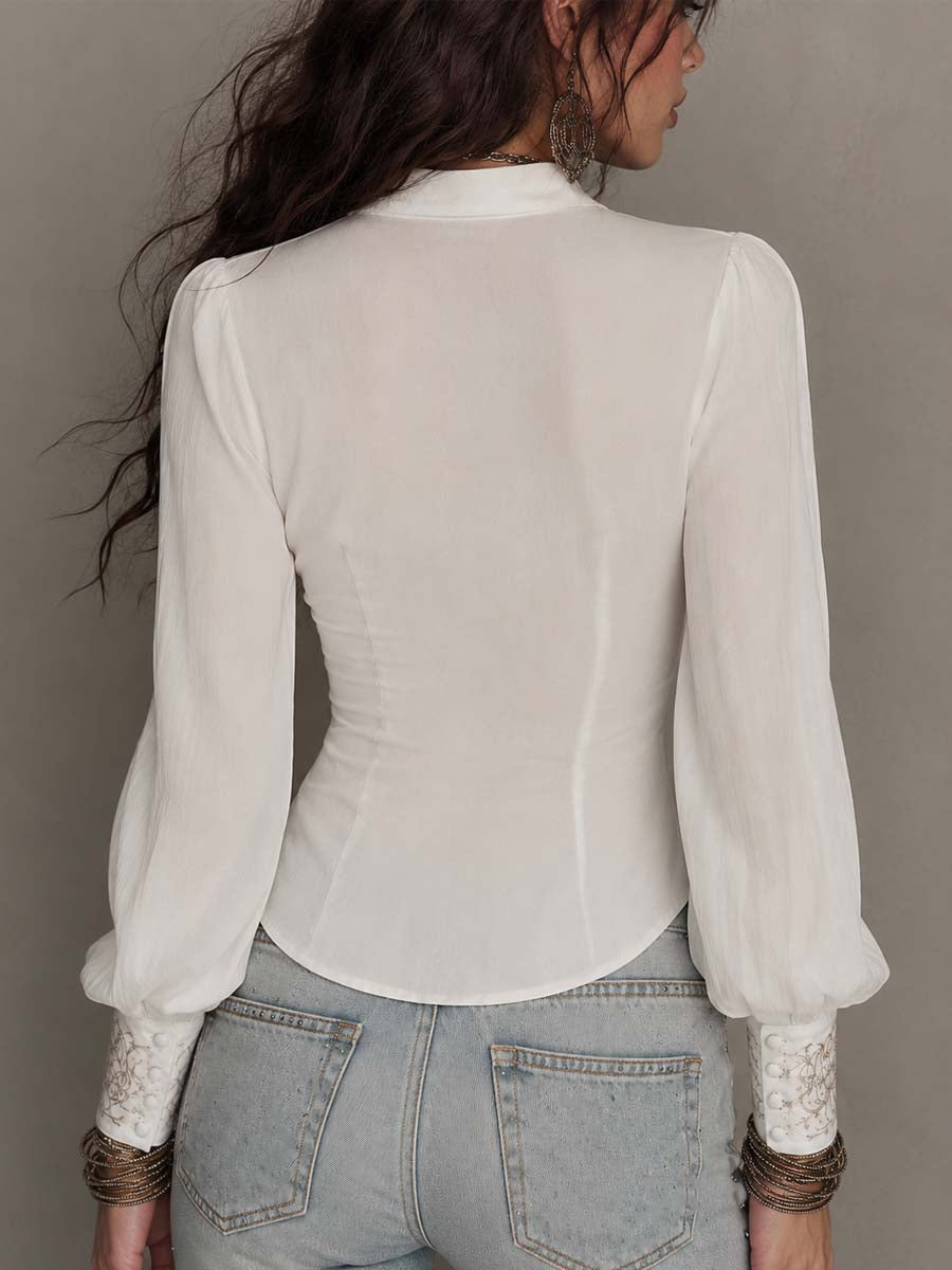 Willa London™ | Vintage Blossom Corset Blouse