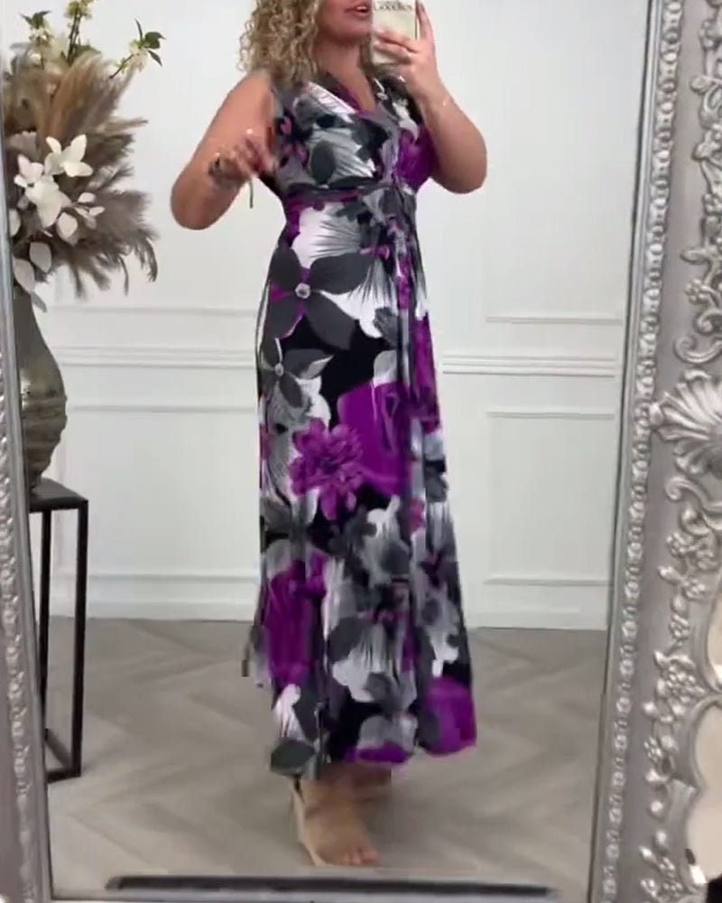 Willa London™ | Floral Elegance Maxi Dress